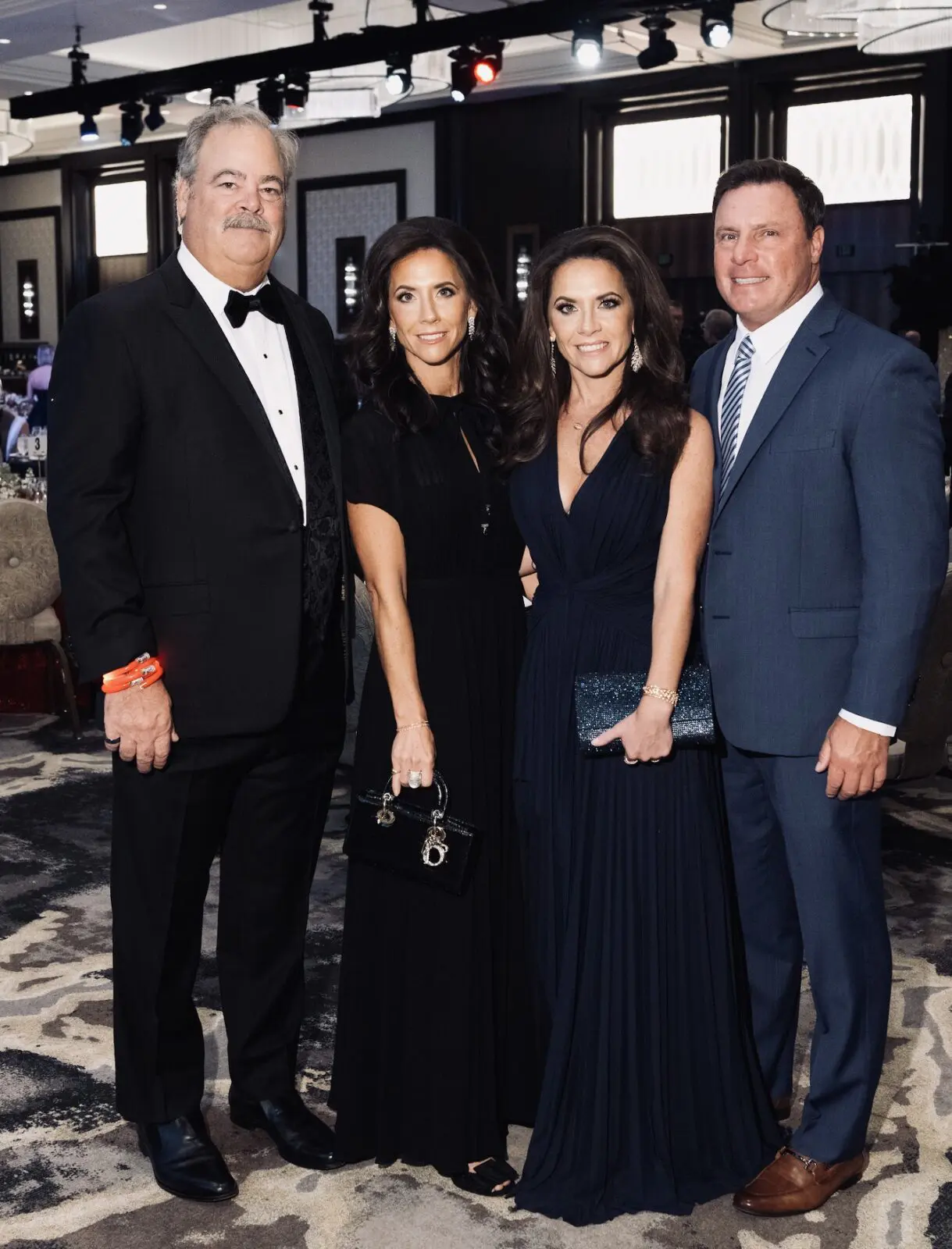 Cal & Hannah McNair, Joanna Hartland & Frank Edgerly at the Mission of Yahweh gala (Photo by Daniel Ortiz)