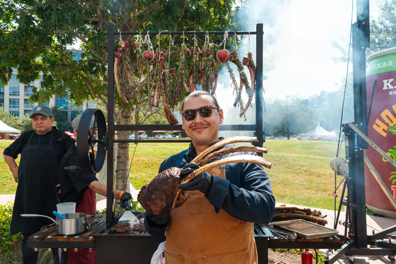 Chef German Mosquera of Long Weekend at Houston Chefs for Farmers (Photo courtesy of Hasan Yousef)