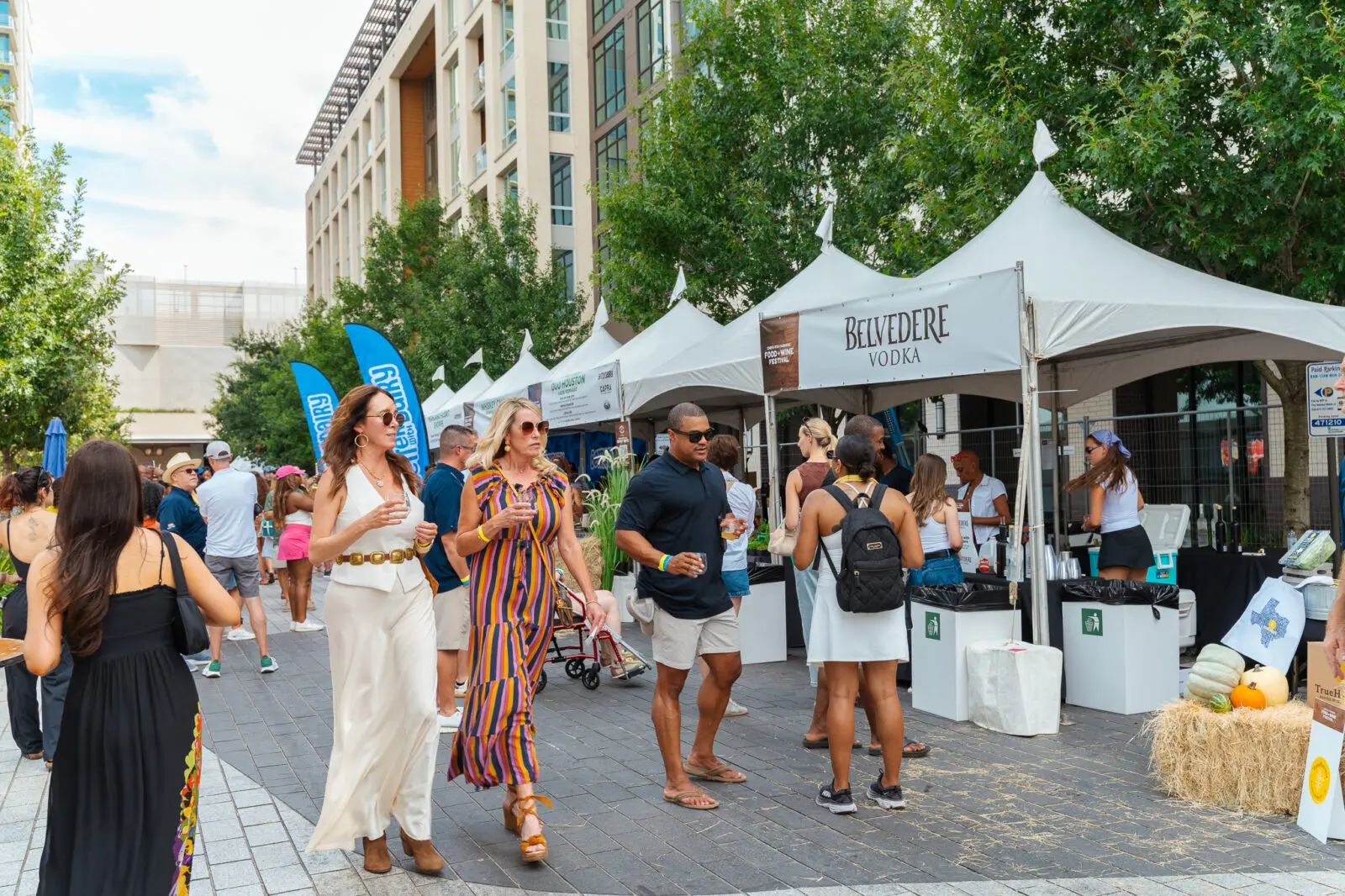 It was a lovely day for a stroll through the Chefs for Farmers presentation. (Photo courtesy of Hasan Yousef)