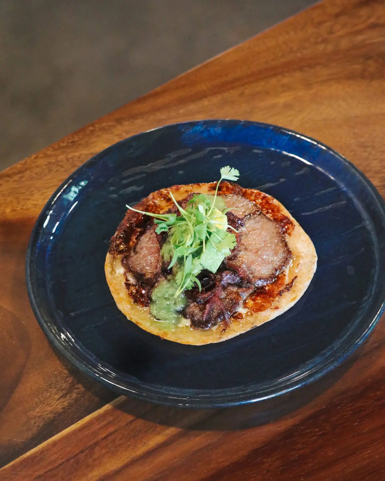 Like successive movements in a ballet, each dish served at Dos Mares countered and parried the previous presentation. (Photograph by Dos Mares)