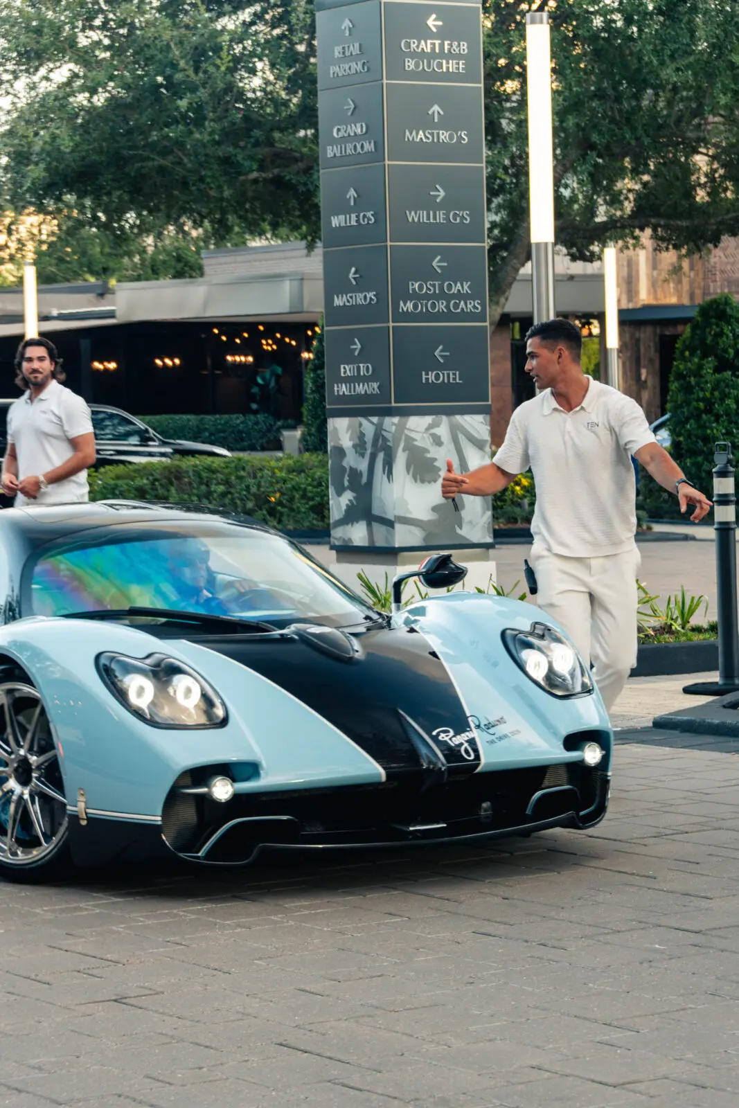 Some $40 million worth of exotic cars on display with their owners at the Collectors Dinner.