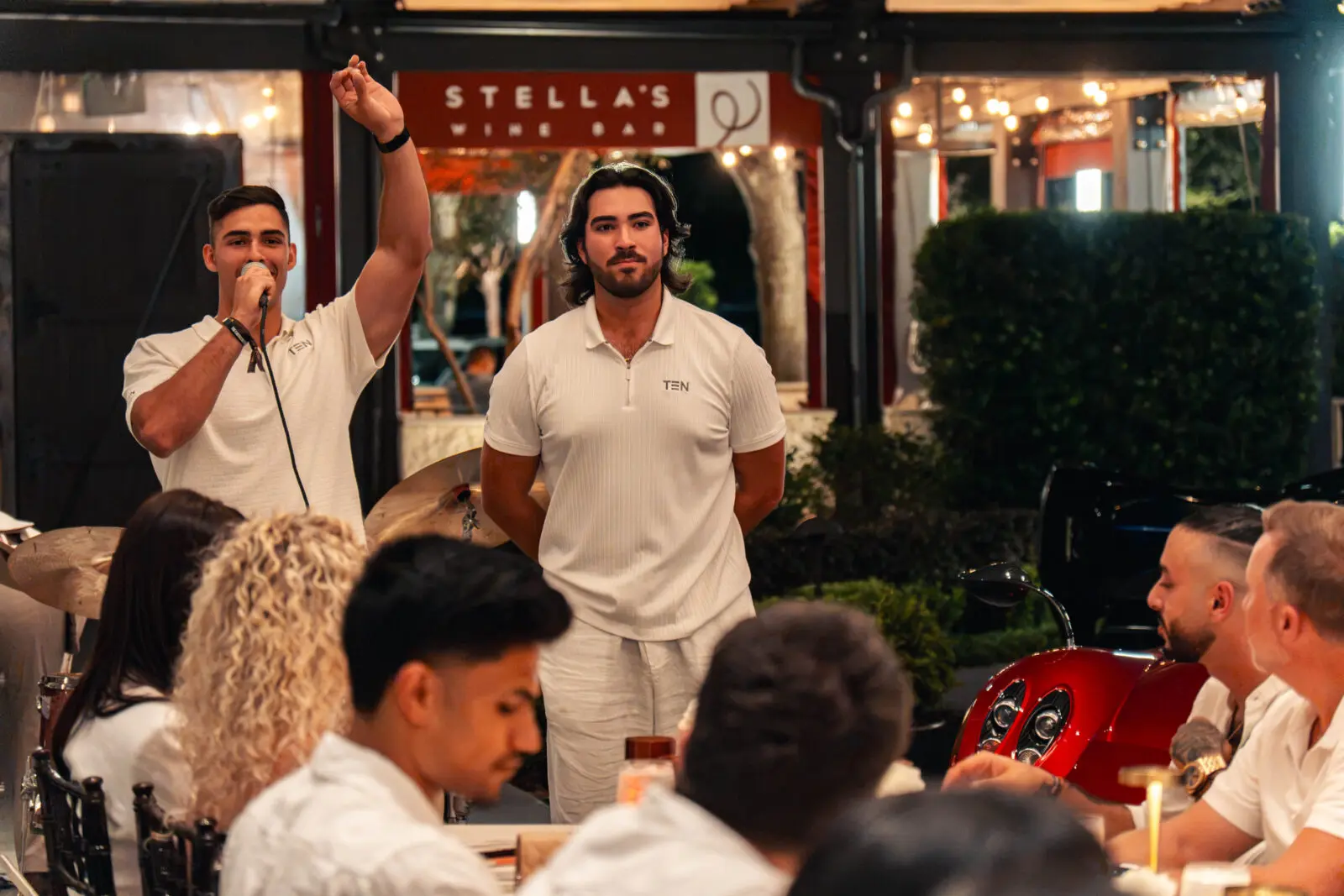The Exotics Network founders and Clemens and Adonis Ordonez at the inaugural Collectors Dinner (Photo by The Exchange Network)