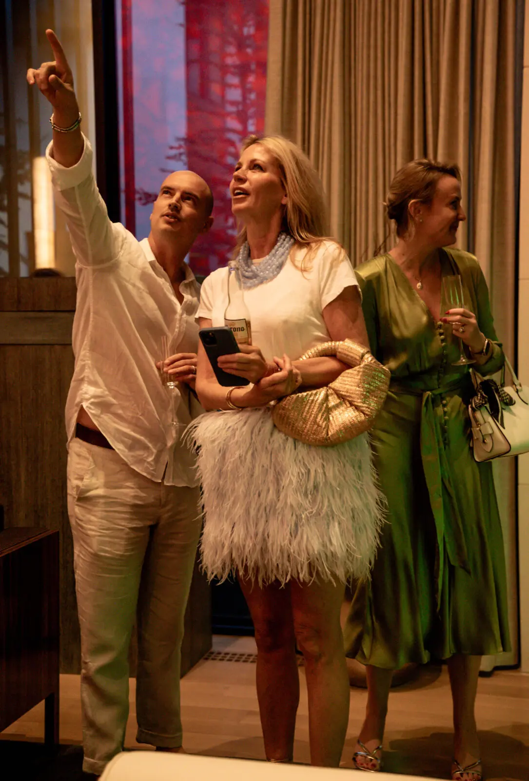 Francesco Ricci, Theresa Rowe, Hannah Piper. (Photo by Meraf Berhanu)