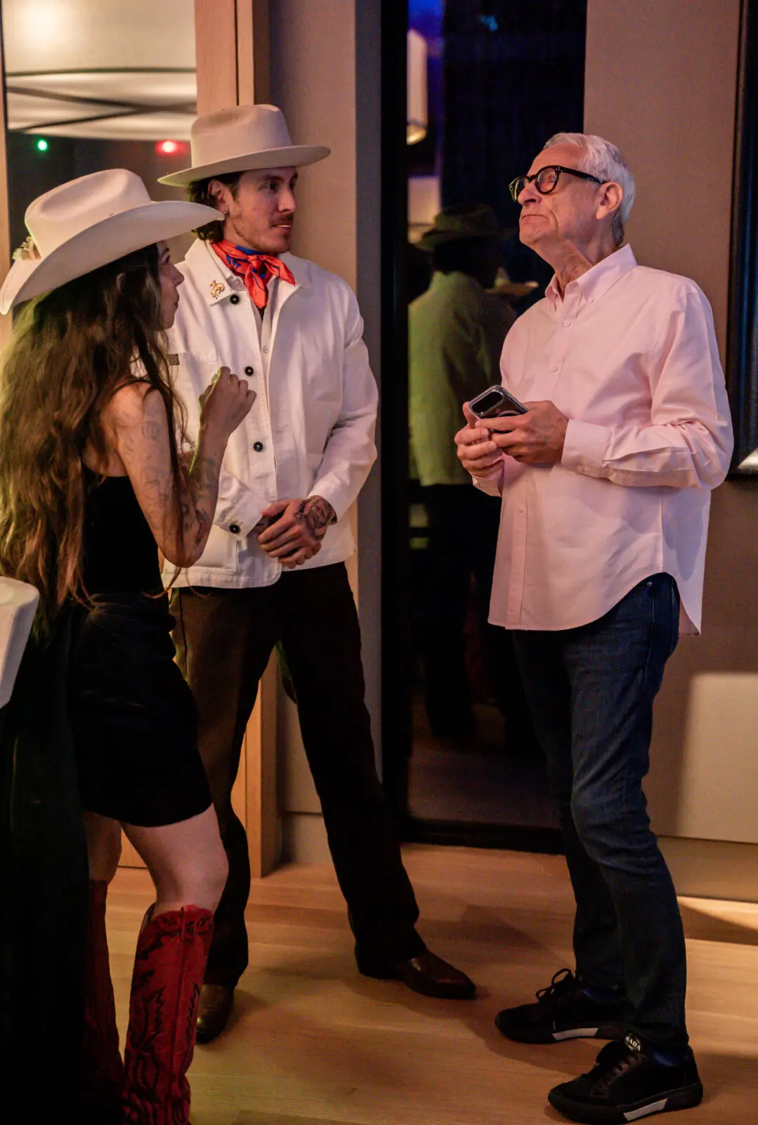 Kristen Coleman, Cale Glendening, Allen Kirsch.  (Photo by  Meraf Berhanu)