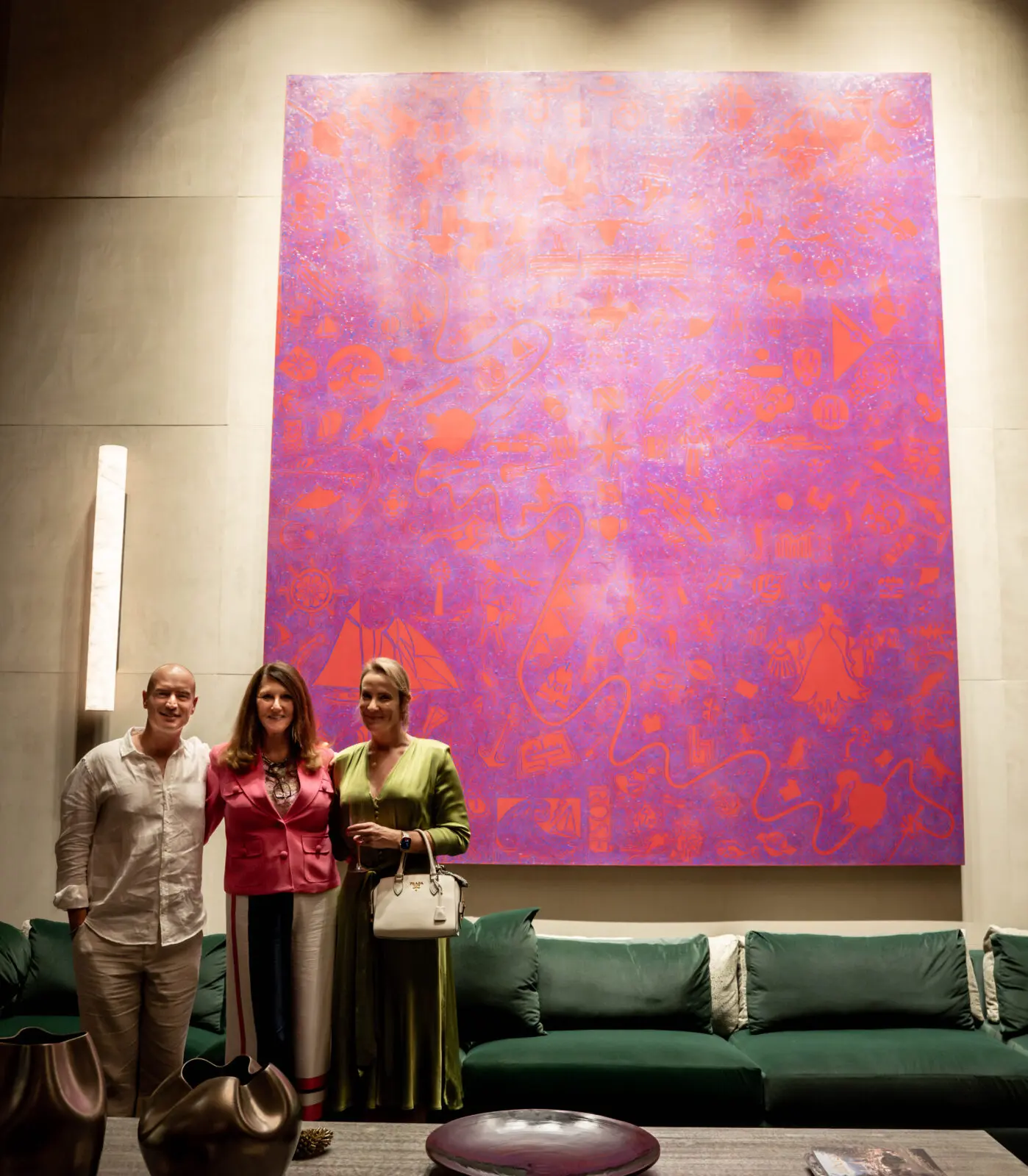 Francesco Ricci, Jo Ellard, Hannah Piper.  (Photo by  Meraf Berhanu)