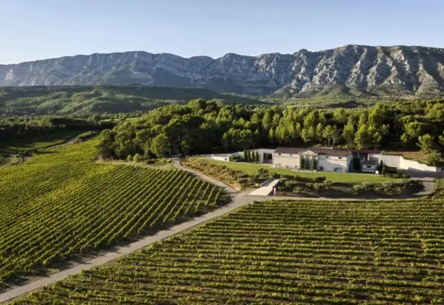 Château Gassier sits at the foot of Mont Sainte-Victoire. (Château Gassier.)