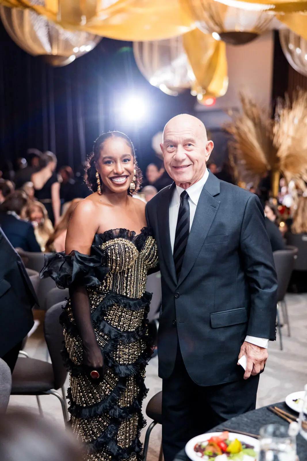 Houston Arts Alliance CEO Taylor Jacksdon, Mayor John Whitmire at the Houston Arts Alliance 20th anniversary gala