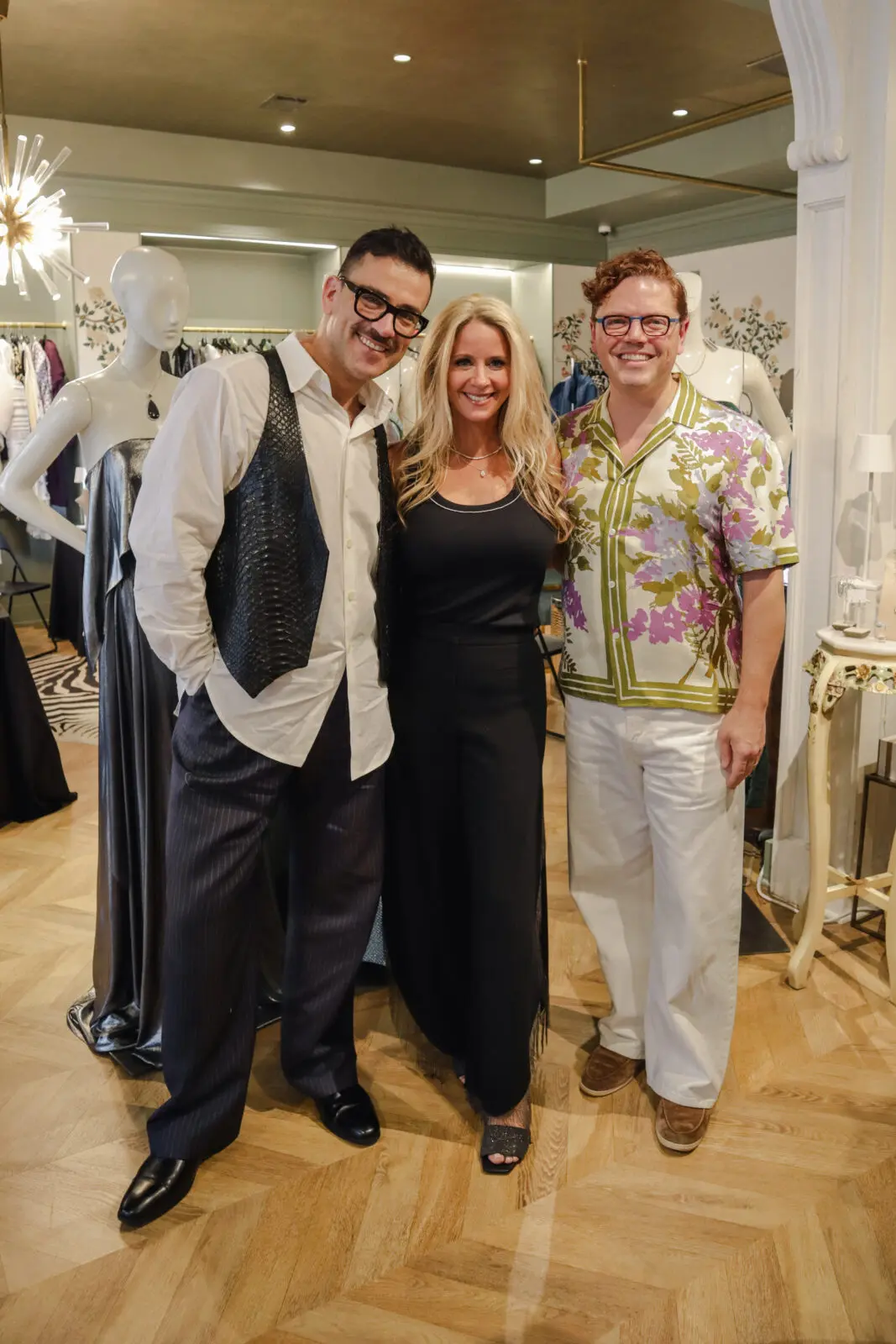 Rubin Singer, Jill Reno and David Peck came together in Houston.
