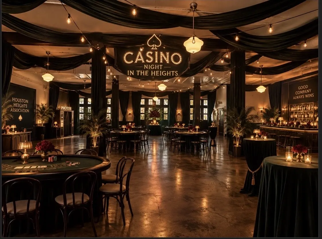 Speakeasy Casino Night in the Heights.
