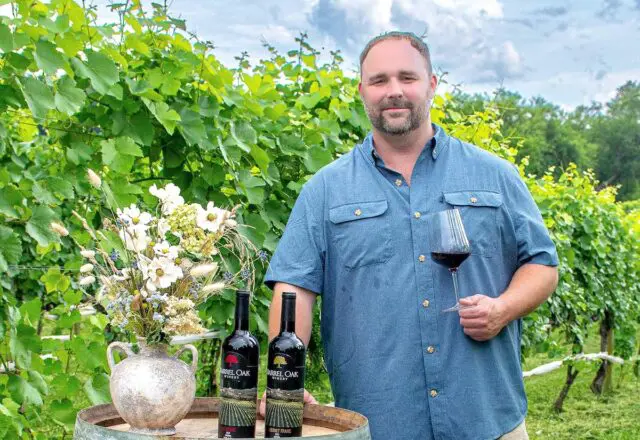Jeremy Ligon is in charge of winemaking at Barrel Oak. (Barrel Oak Winery & Brewery)