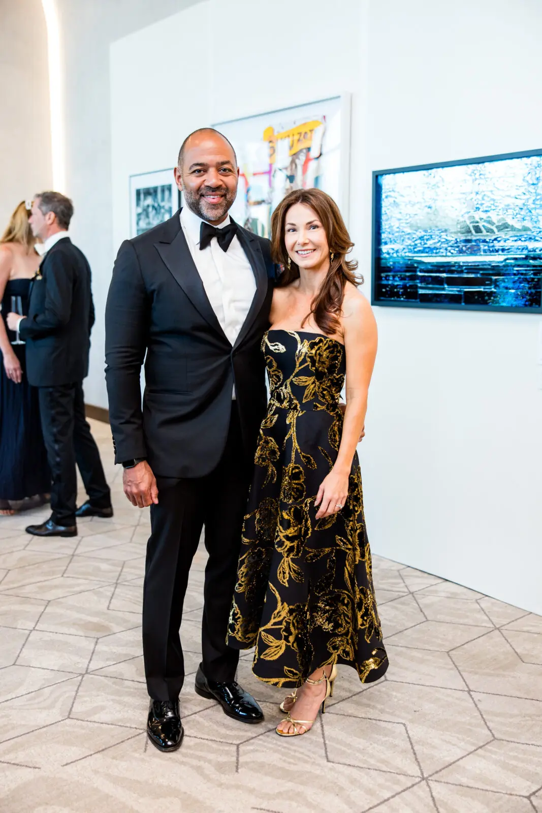 Collectors John McLaughlin & Lisa Rich at the Houston Arts Alliance 20th anniversary gala