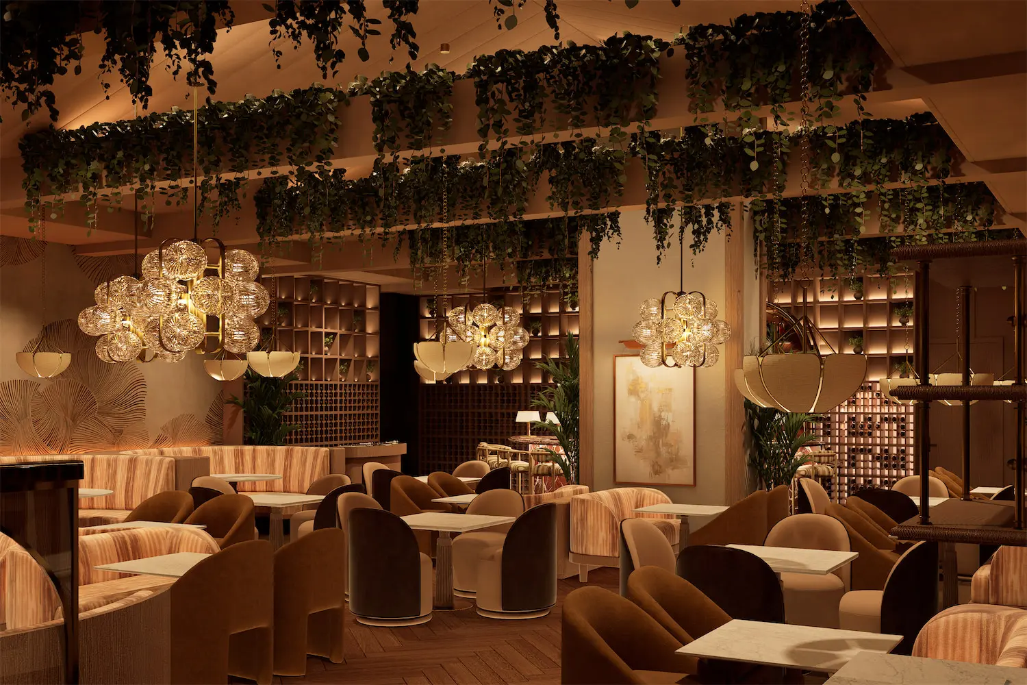 Austin-based social dining concept Guest House will open in Dallas this October. (Rendering courtesy of Built Inc.)