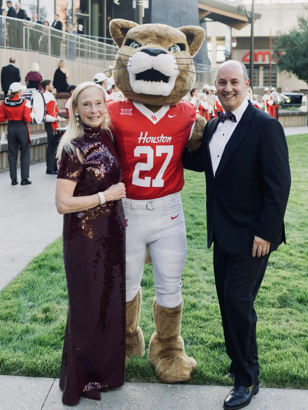 Composer Karen LeFrak, Gary Ginstling at the Houston Symphony opening night celebrations (Photo by Marco Wang)