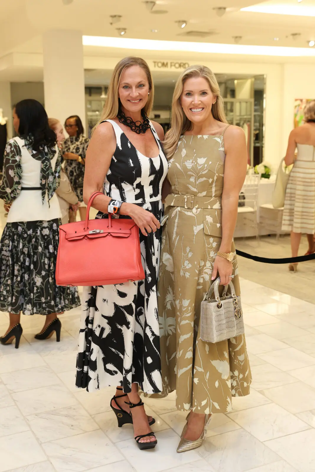 Rachel Regan, Amanda Boffone at the Best Dressed Hall of Fame luncheon at Neiman Marcus. (Photo by Priscilla Dickson)