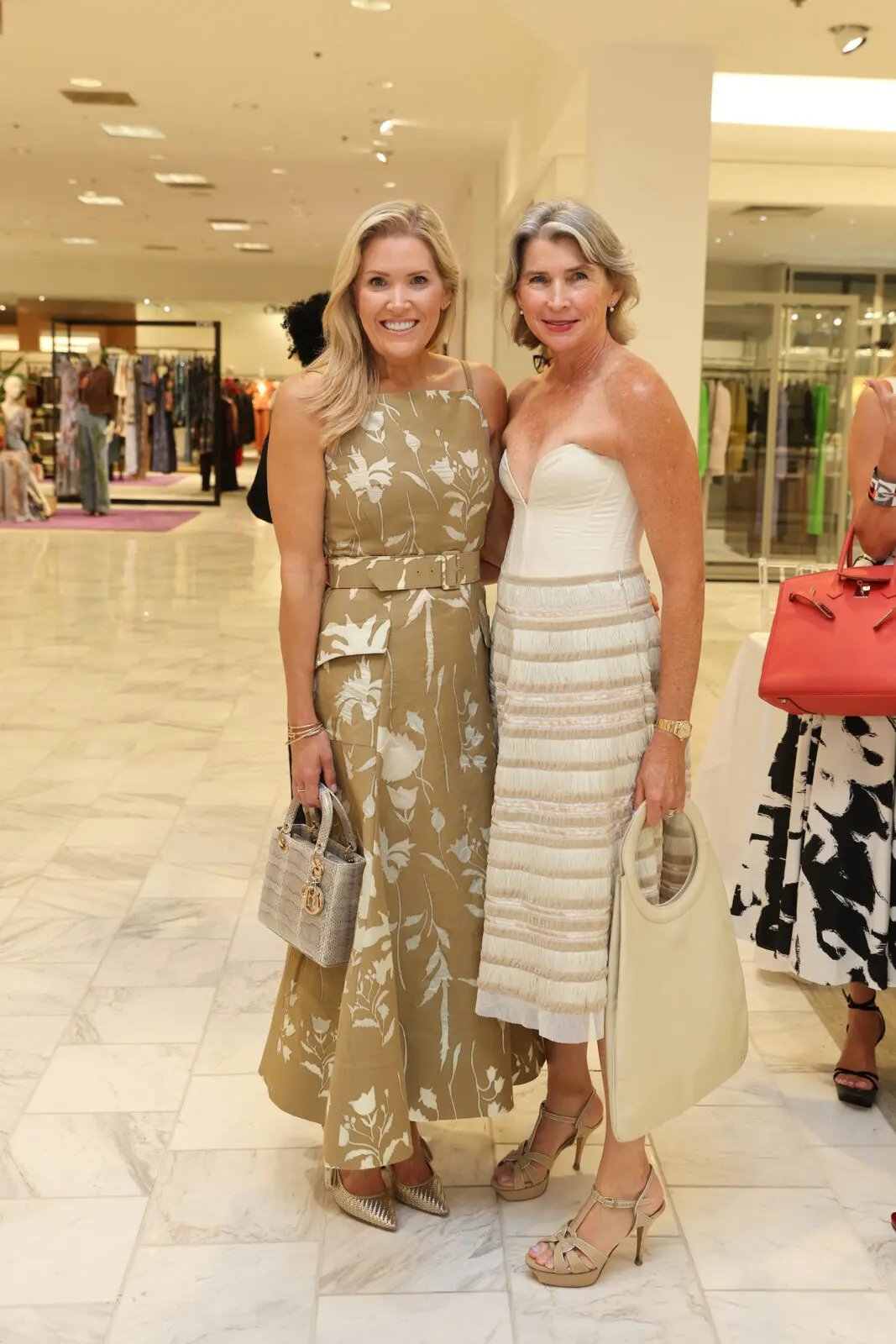 Amanda Boffone, Ellecia Knolle at the Best Dressed Hall of Fame luncheon at Neiman Marcus. (Photo by Priscilla Dickson)
