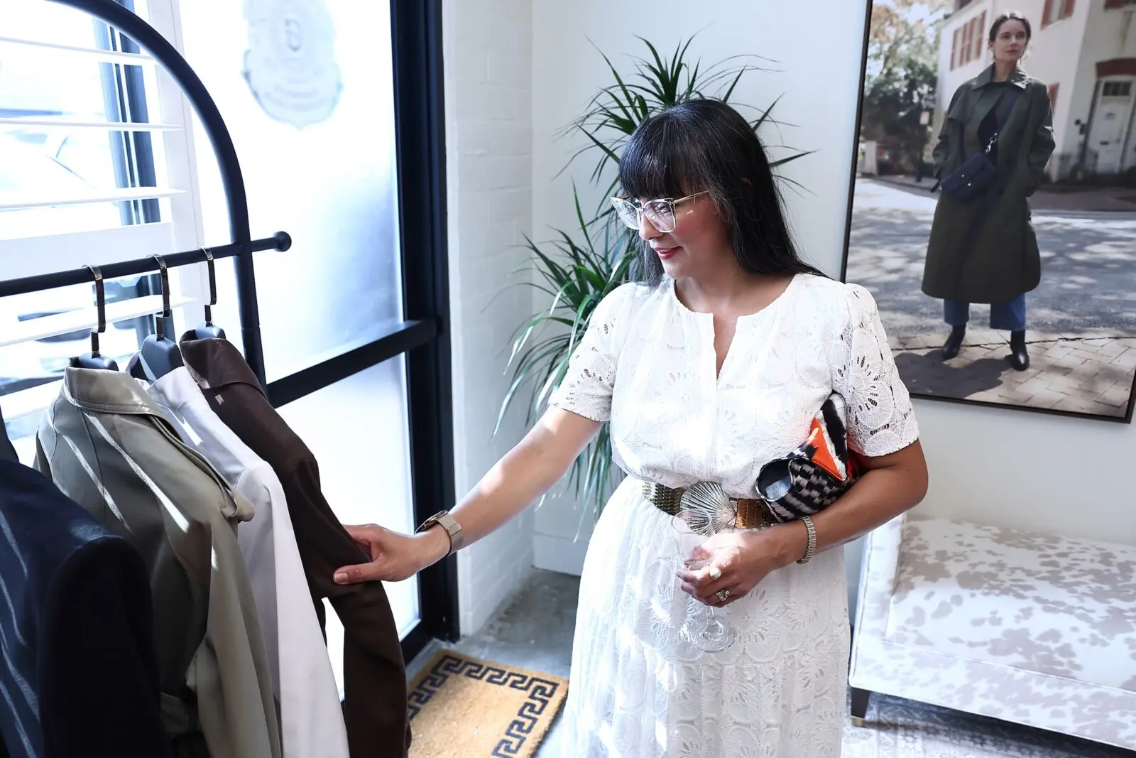 Mary Jane Cuevas at the Ghurka opening (Photo by Quy Tran)
