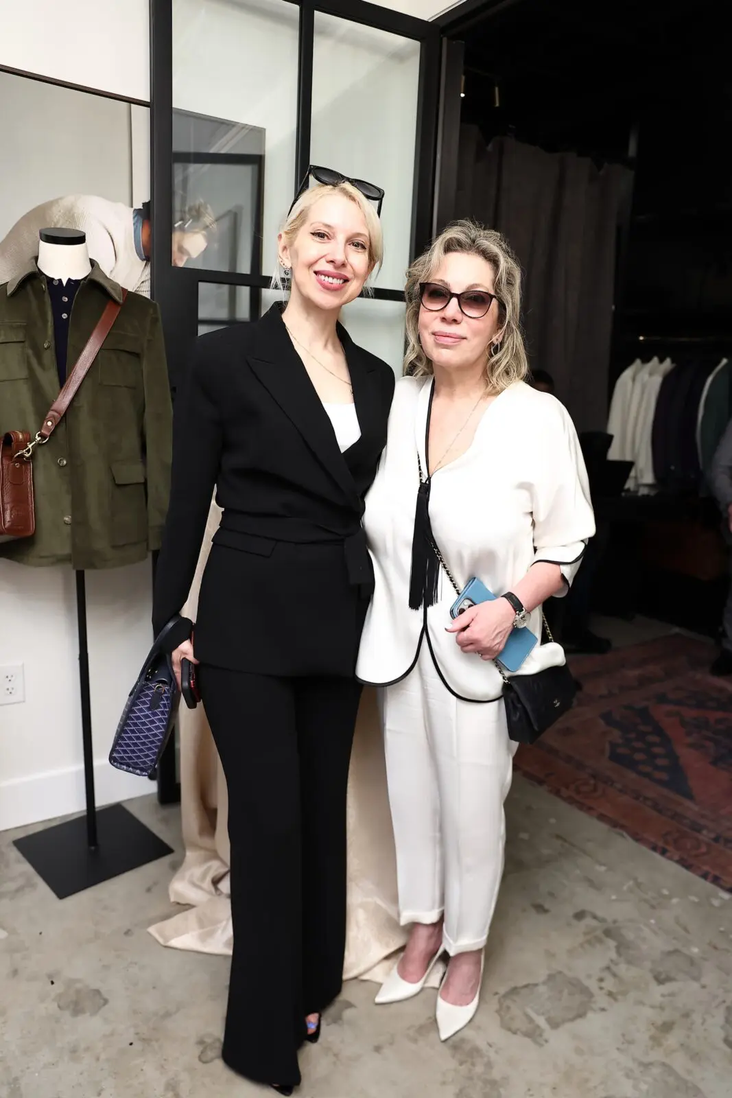 Oxana Bowman, Irina Bo at the Ghurka Houston opening (Photo by Quy Tran)