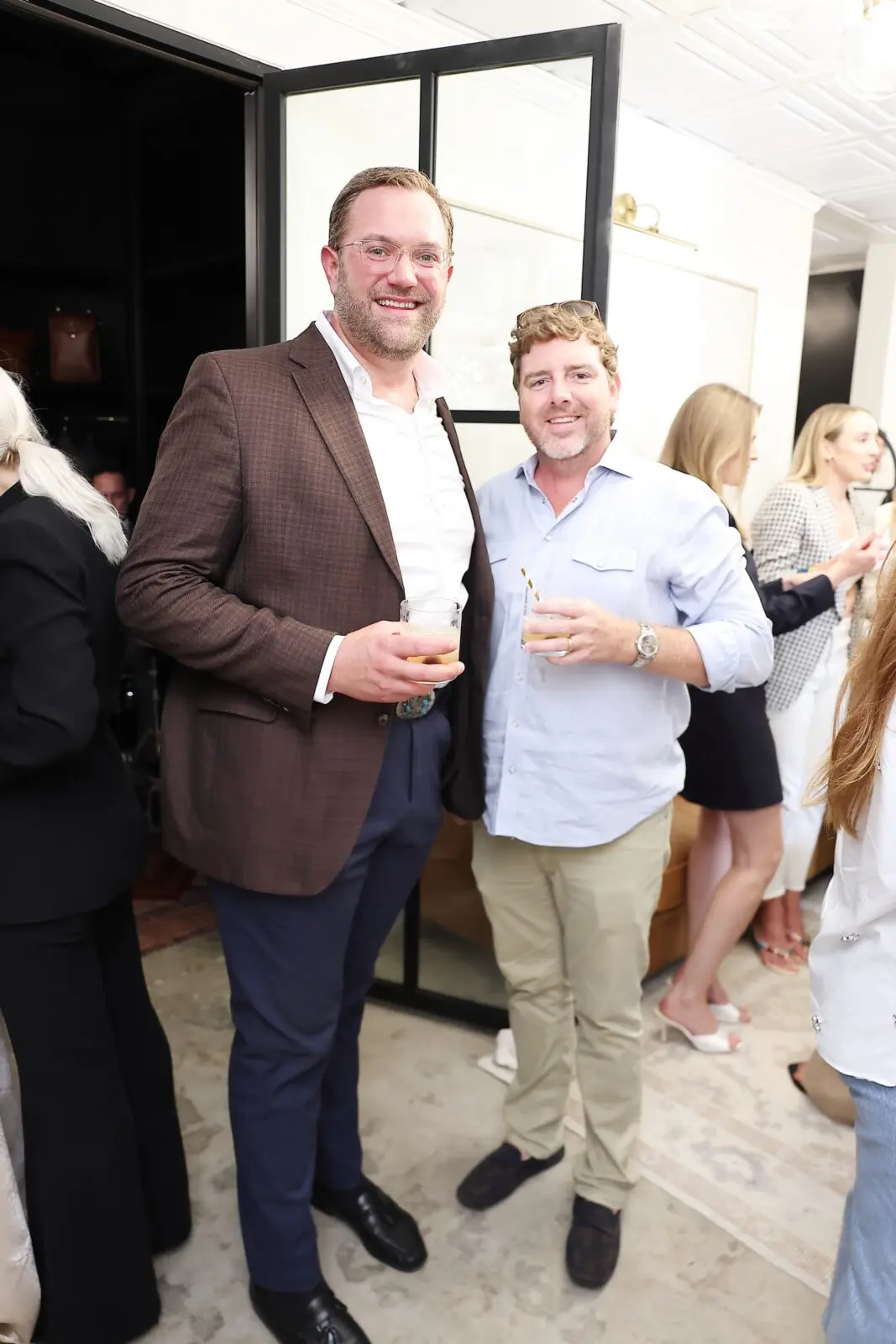 Jake Drogu, Cort Padon at the Ghurka opening  (Photo by Quy Tran)