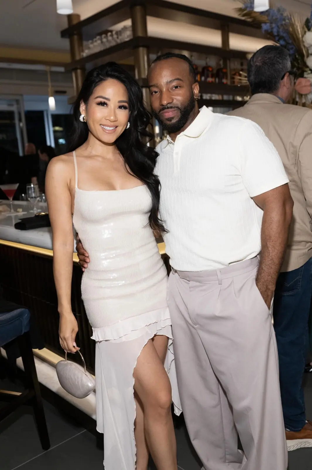 Samantha Huang, Justin Henderson at the VIP grand opening of the deluxe Mack Allen's restaurant.