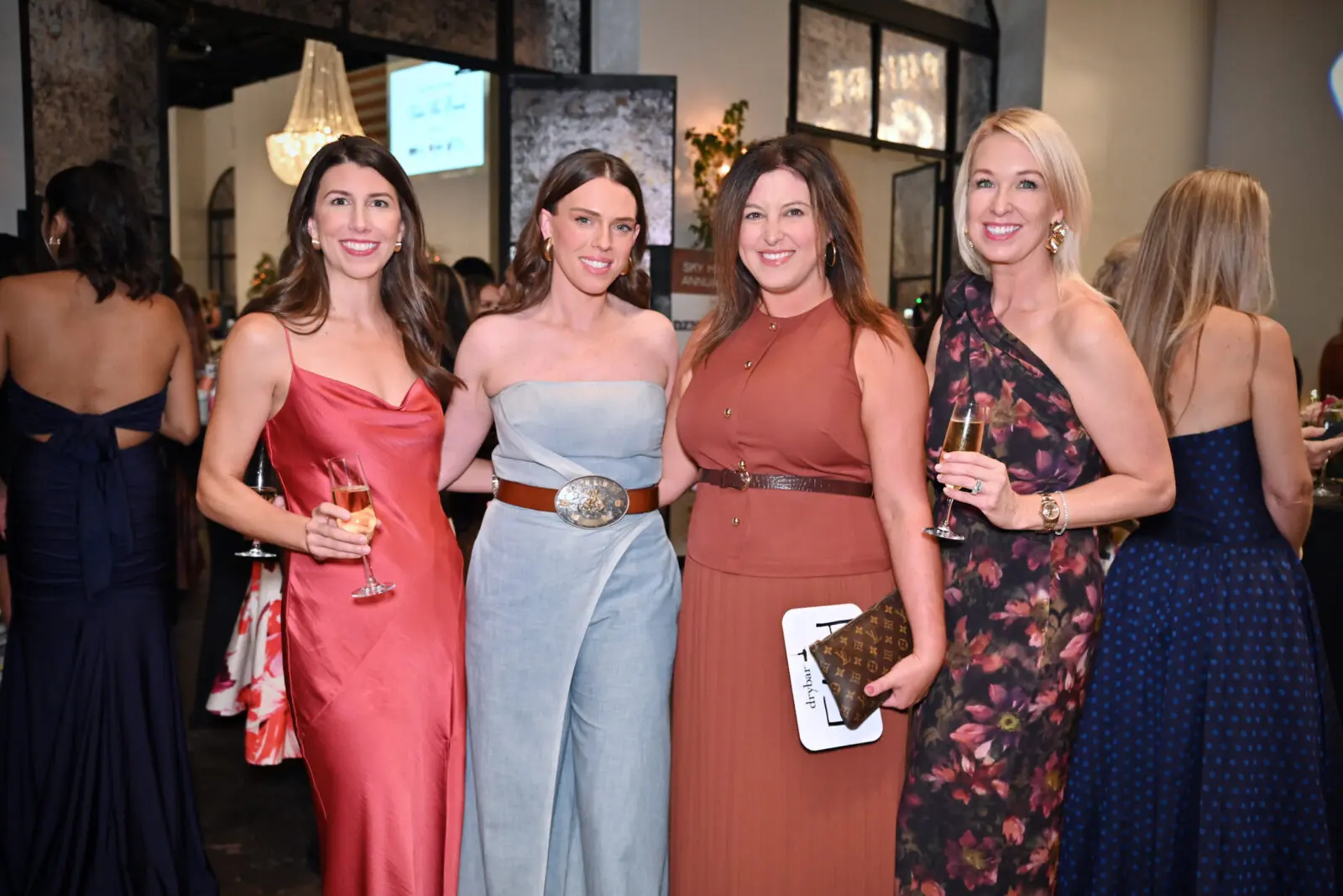 Sammi Manuel ,Christen Vestal, Jaime Rozell, Katie Mickler at Sky HIgh for Kids (Photo by Alex Montoya)