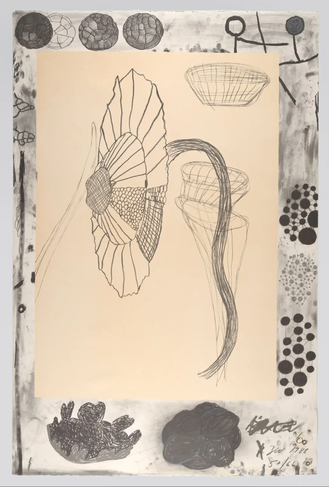 Terry Winters, "Marginalia," 1988, at the Menil Collection (© Terry Winters. Photo James Craven)