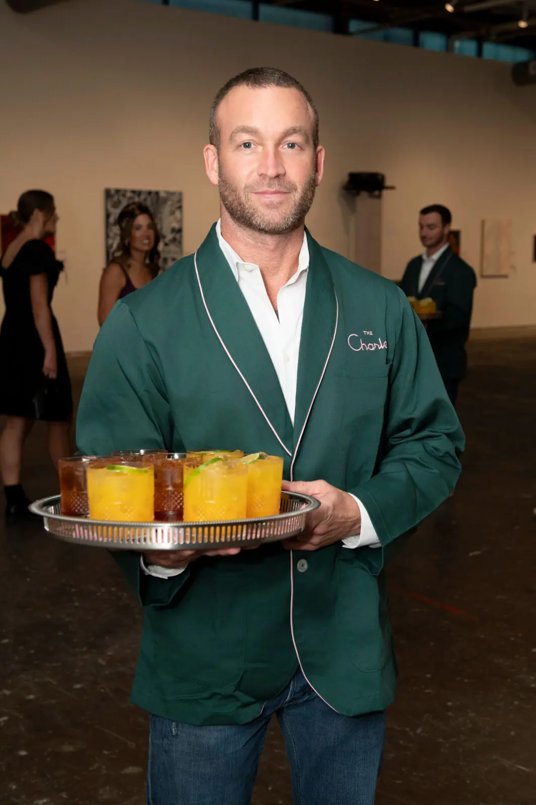 Servers dressed in The Charles' uniforms.  (Photo by Tamytha Cameron Photography)