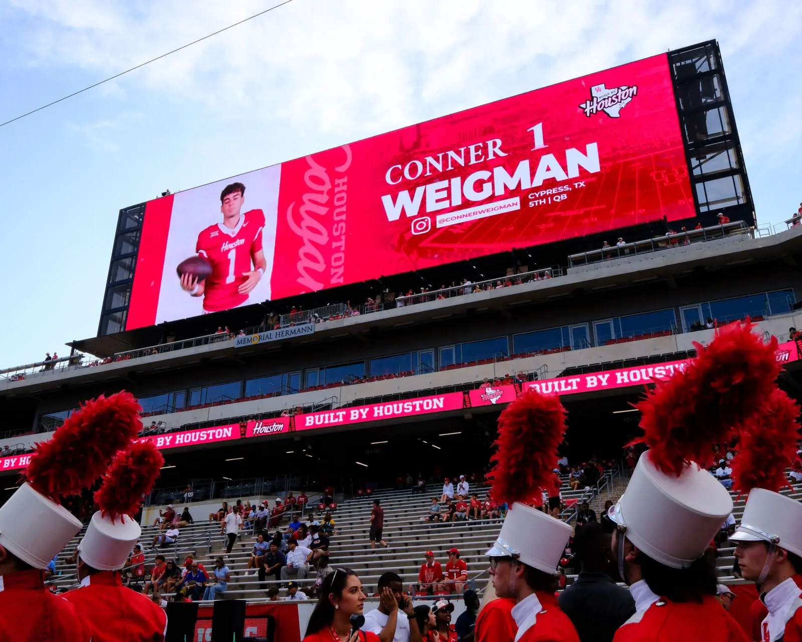 Conner Weigman looms large for this University of Houston program. (Photo by F. Carter Smith)