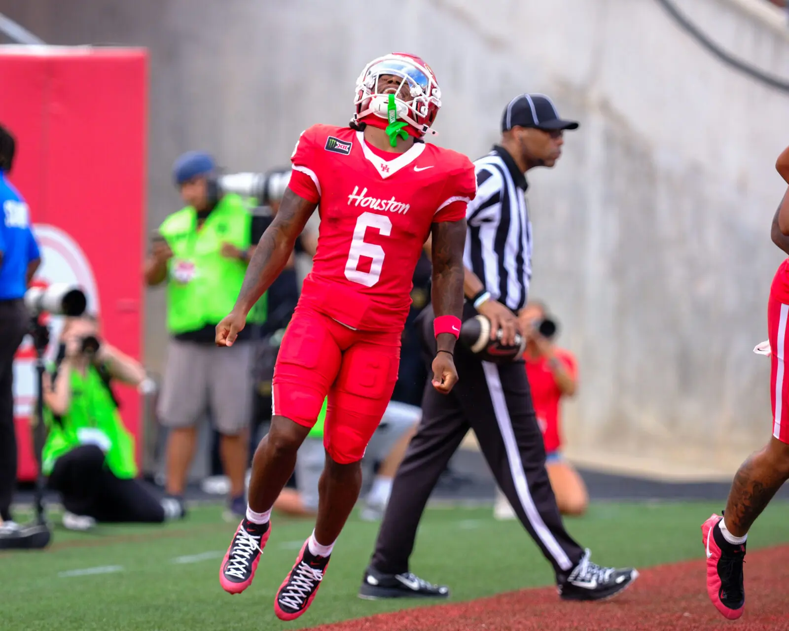 University of Houston running back Re'Shaun Sanford II is determined to be a play maker. (Photo by F. Carter Smith)