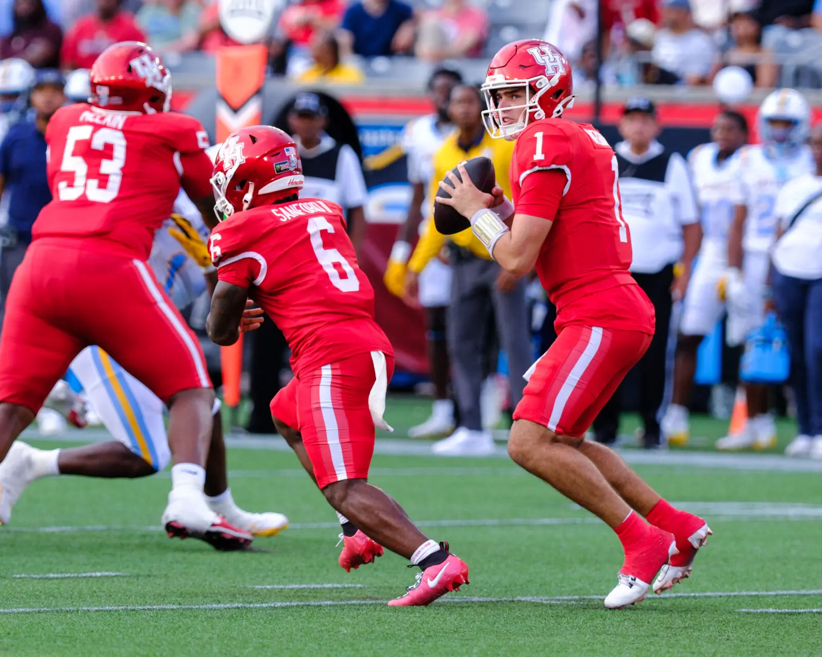Conner Weigman is poised and in charge for this University of Houston team. (Photo by F. Carter Smith)