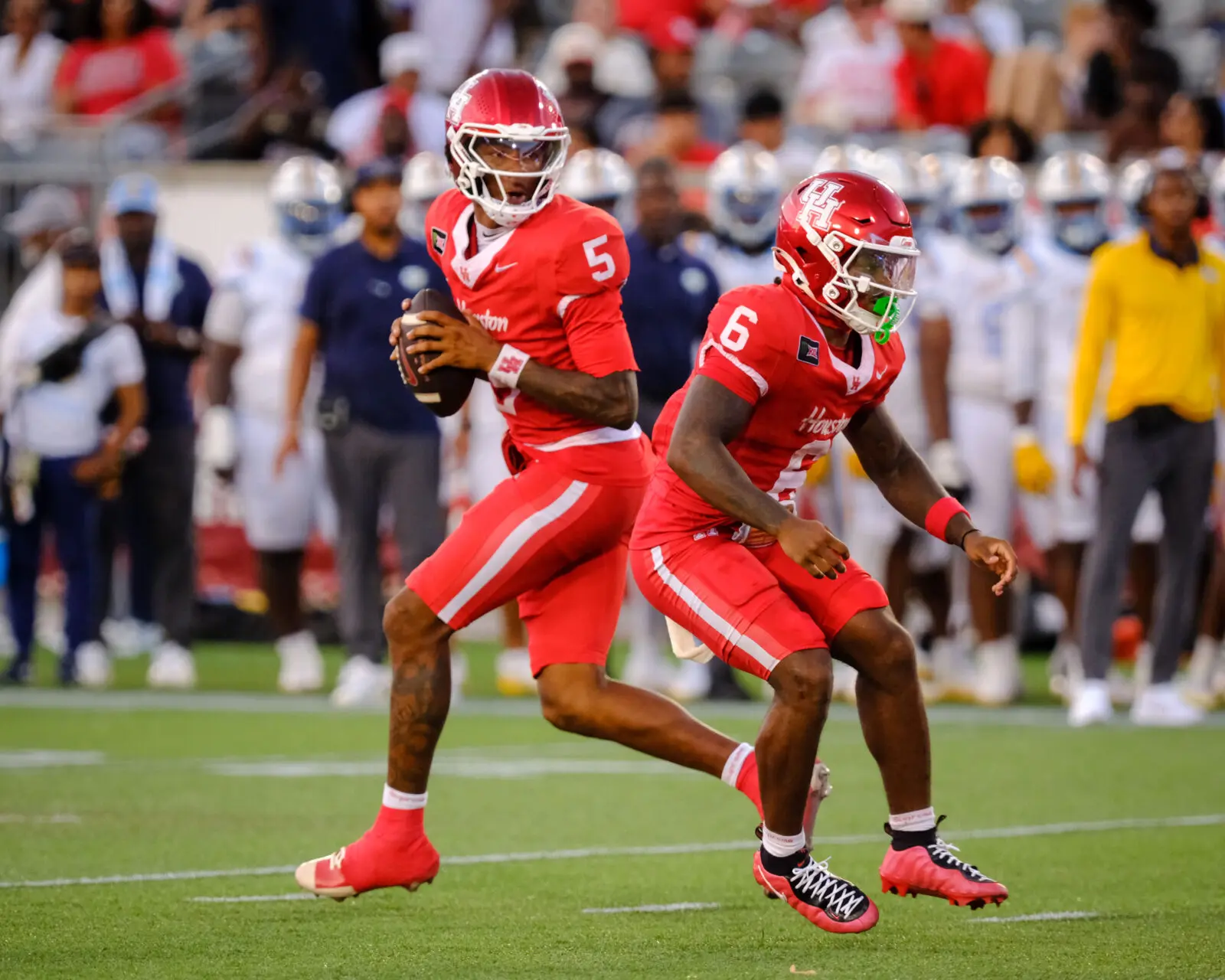 University of Houston quarterback Keisean Henderson is already showing his natural poise. (Photo by F. Carter Smith)