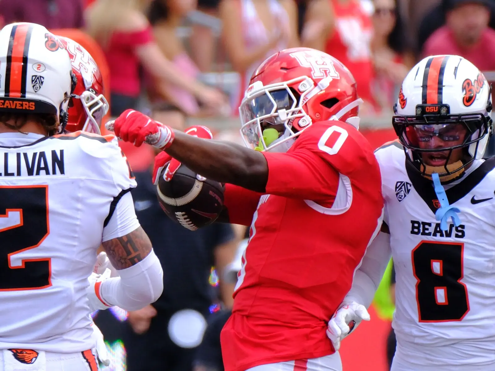 University of Houston receiver Amare Thomas is one of the best receivers in the country. (Photo by F. Carter Smith)