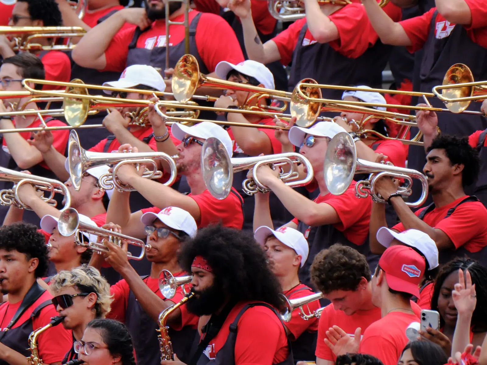 The Spirit of Houston band always brings it. (Photo by F. Carter Smith)