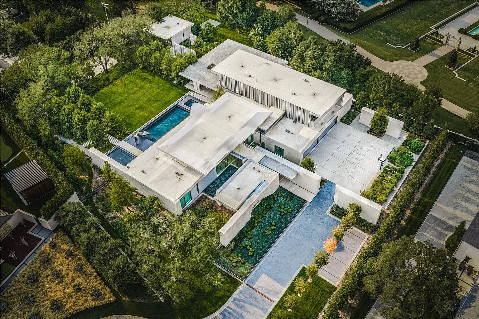 An aerial view of Casa de Ondas (Photo by Stephen Reed Photography)