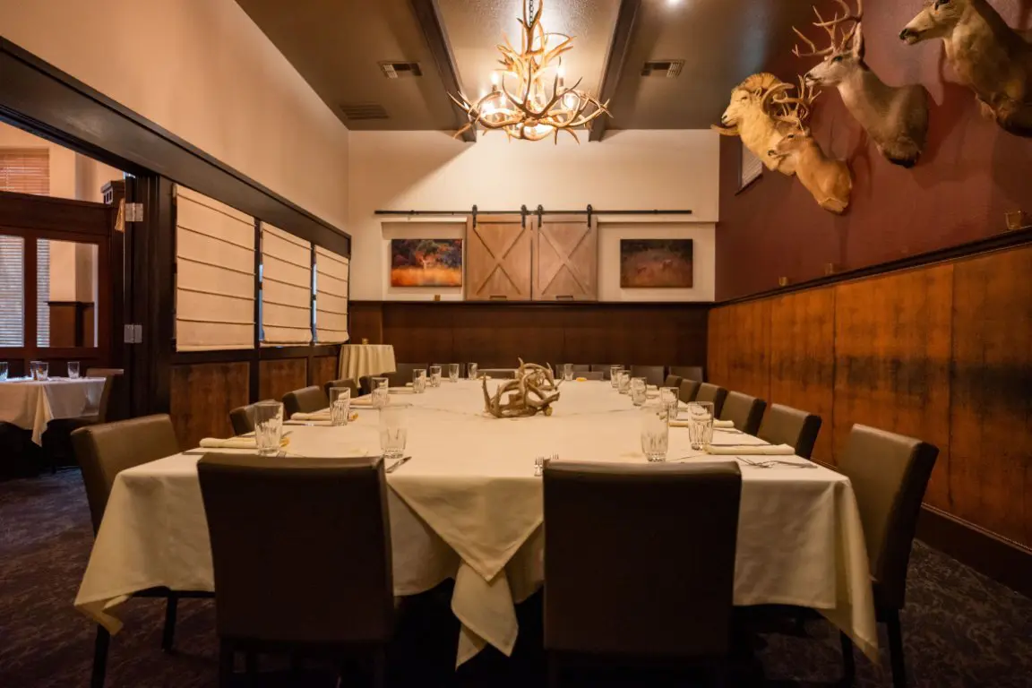 Bonnell’s popular private dining room seats up to 30 guests. (Courtesy)