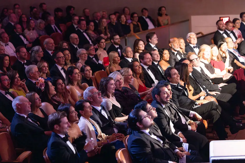 Audience members watching the concert. (Photo by Sylvia Elzafon) 