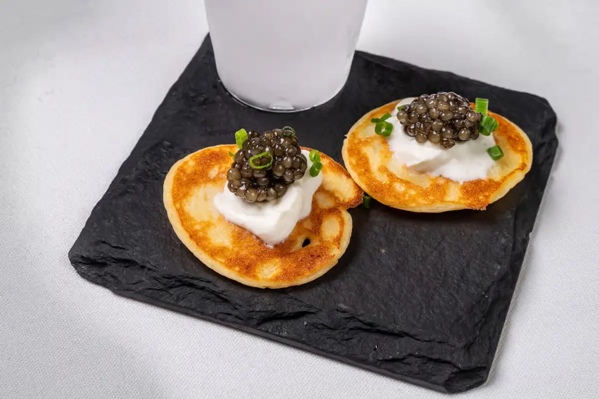 For those who prefer their caviar with a decidedly French twist, Paris 7th Restaurant Français offers four caviar selections. (Courtesy)