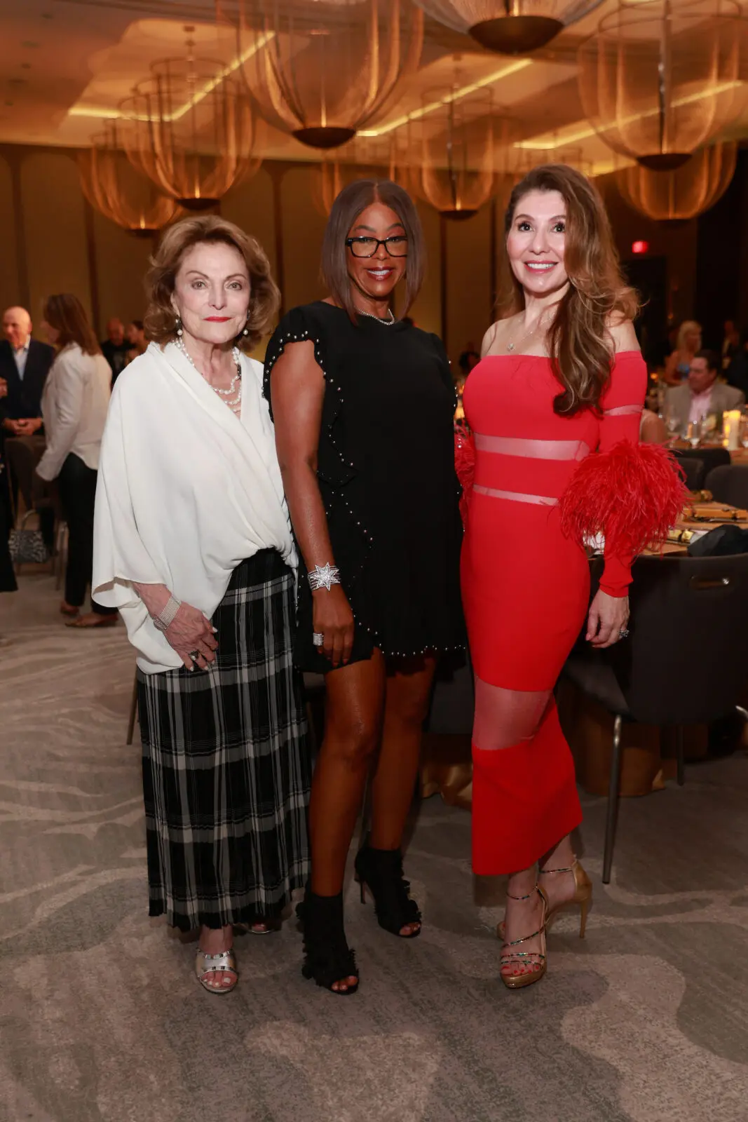 Beth Wolff, Deborah Duncan, Stephanie Nielsen at PetSet's 'Le Brunch' (Photo by Priscilla Dickson)