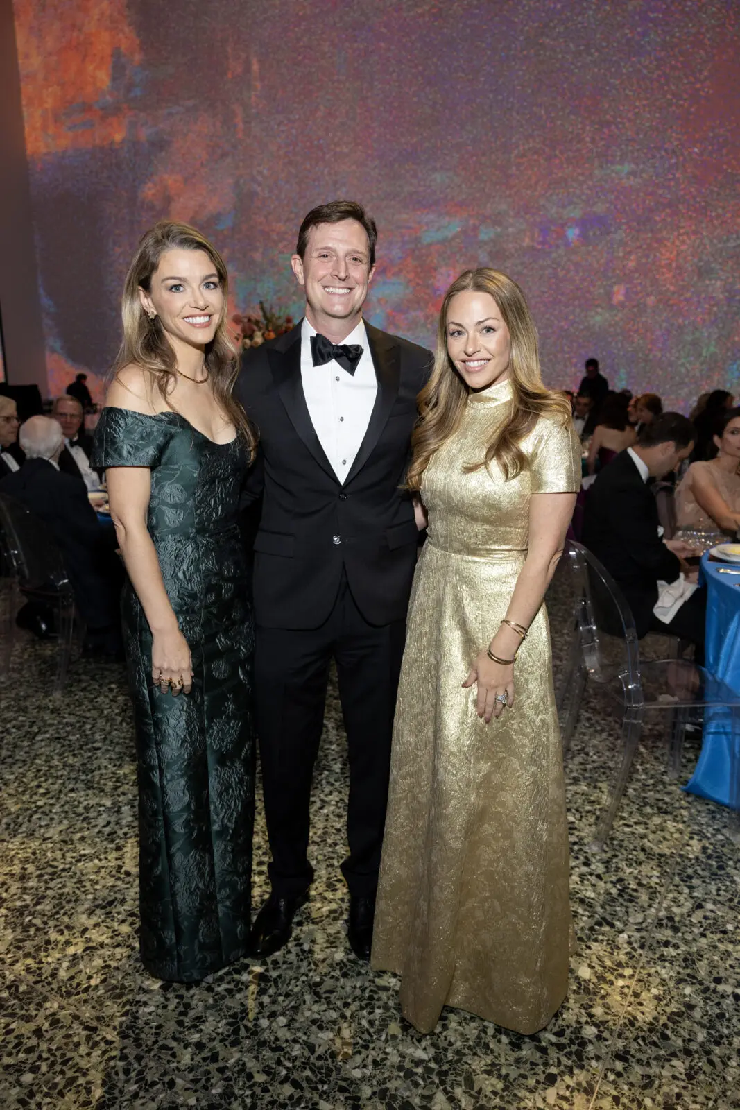 Original: Brittany Sakowitz Kushner & Kevin Kushner, Lexi Sakowitz Kushner at the Museum of Fine Arts, Houston Grand Gala Ball (Photo by Jenny Antill Clifton)