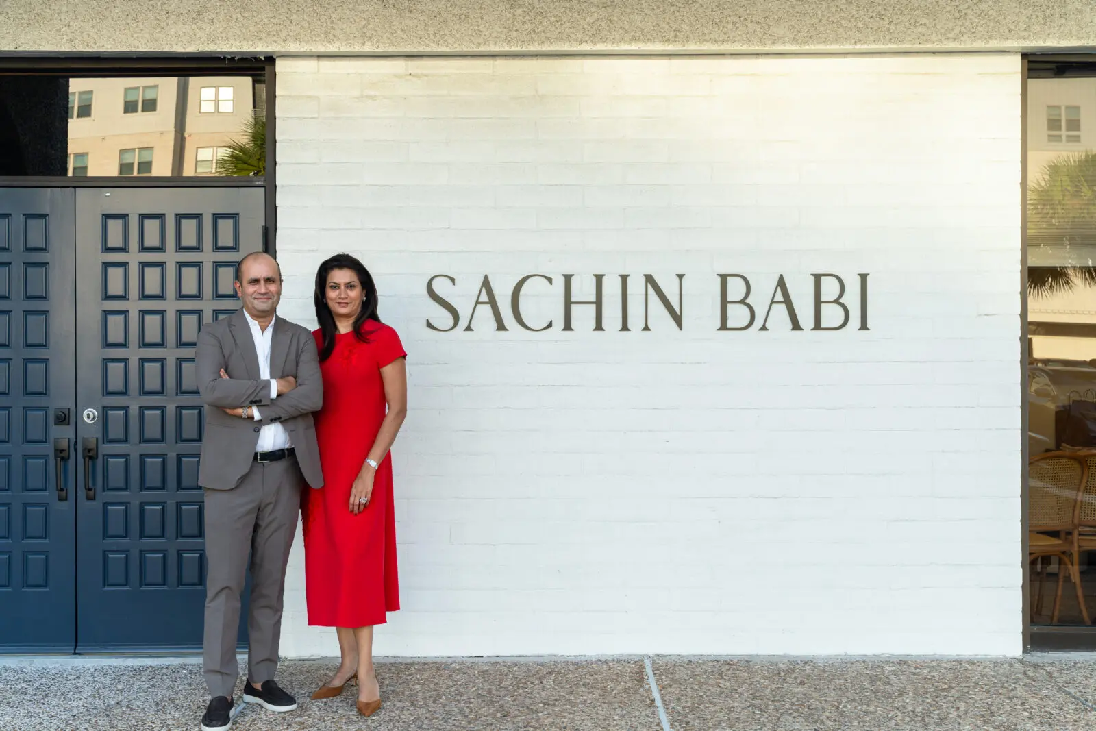 Sachin & Babi Ahluwalia open their first showroom outside of New York City in Houston (Photo by Michael Anthony)
