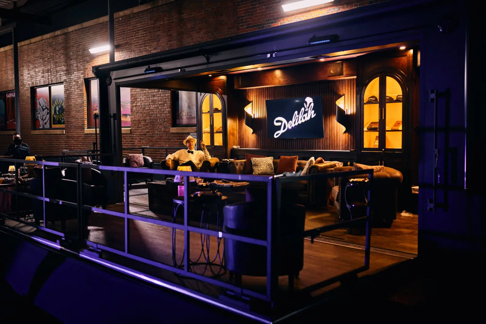 The Delilah Cigar Lounge at the after-party. (Photo by Chase Hall)