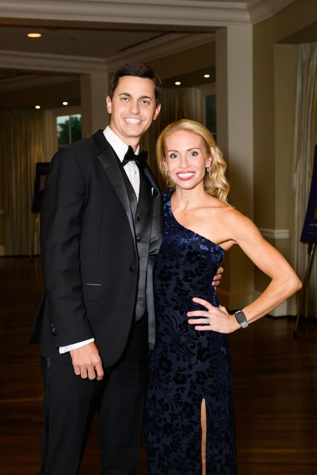 Eric & Lauren George at 'An Evening for Rice's Honour' (Photo by Jeff Fitlow)