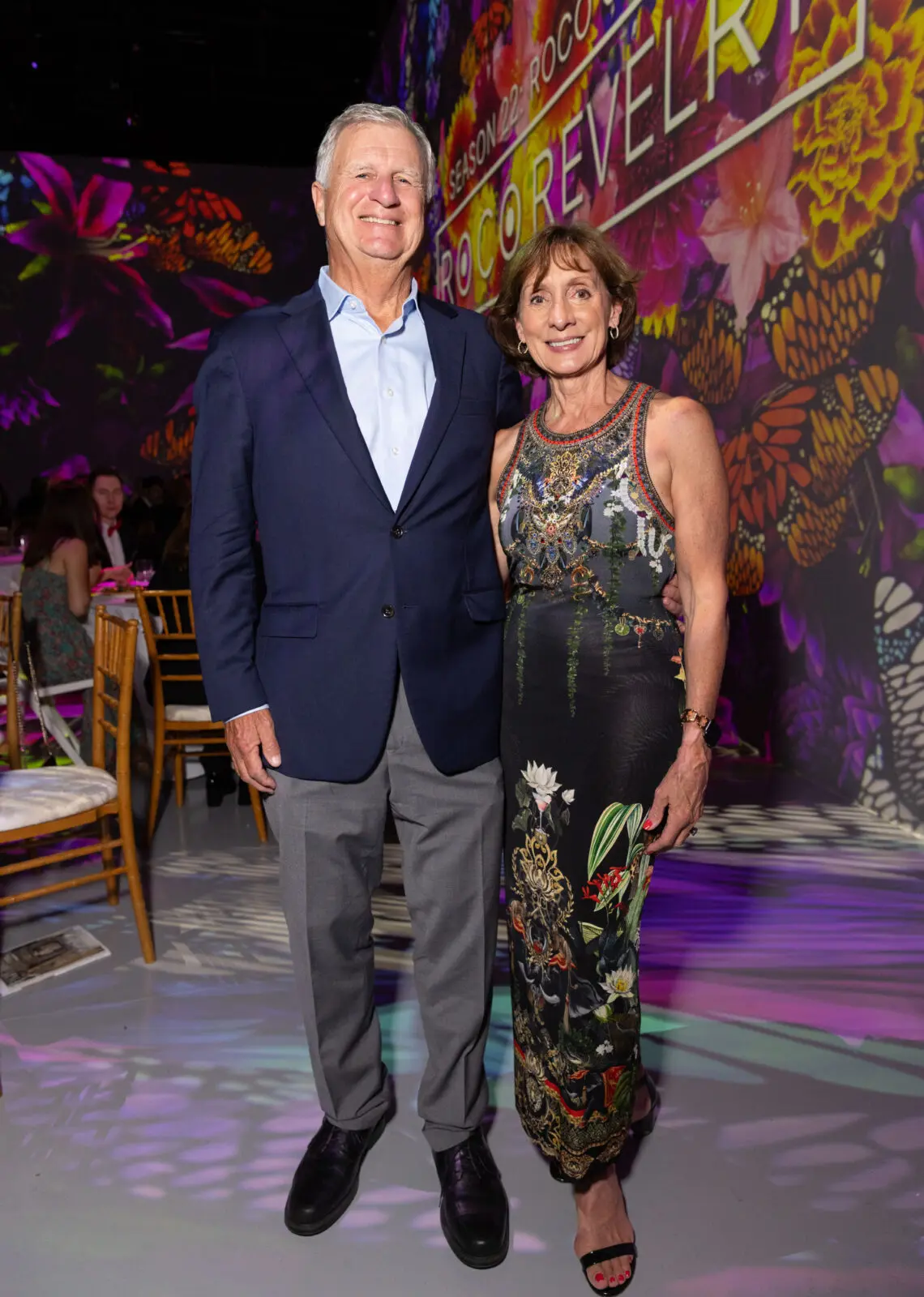 Gary Tapperson, Rebecca Upchurch at ROCO's Revelry gala (Photo by Alida Bonifaz)