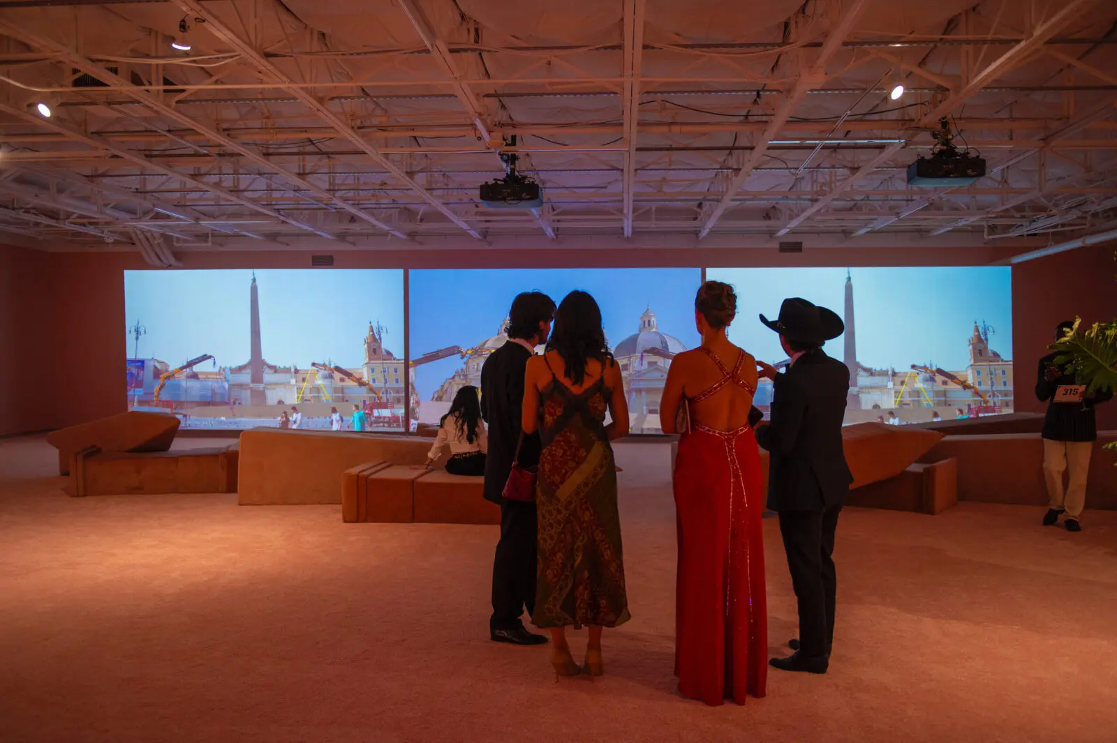 Candela celebrated acclaimed Colombian artist Iván Argote, whose recently opened exhibition, How to Move a Monument on a Tuesday Morning, is on display at the museum through January 31. (Photo by Tamytha Cameron)