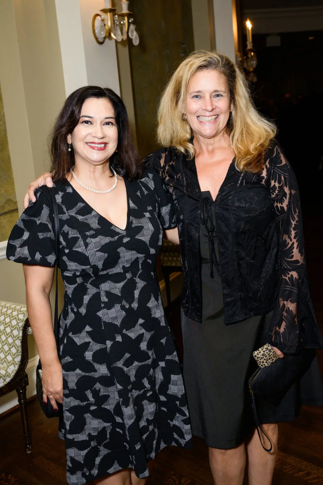 Jackie Limbaugh, Tracey Rhoades at  'An Evening for Rice's Honour' Jennifer Gangeri, Tom Hetherington at 'An Evening for Rice's Honour' (Photo by Jeff Fitlow)