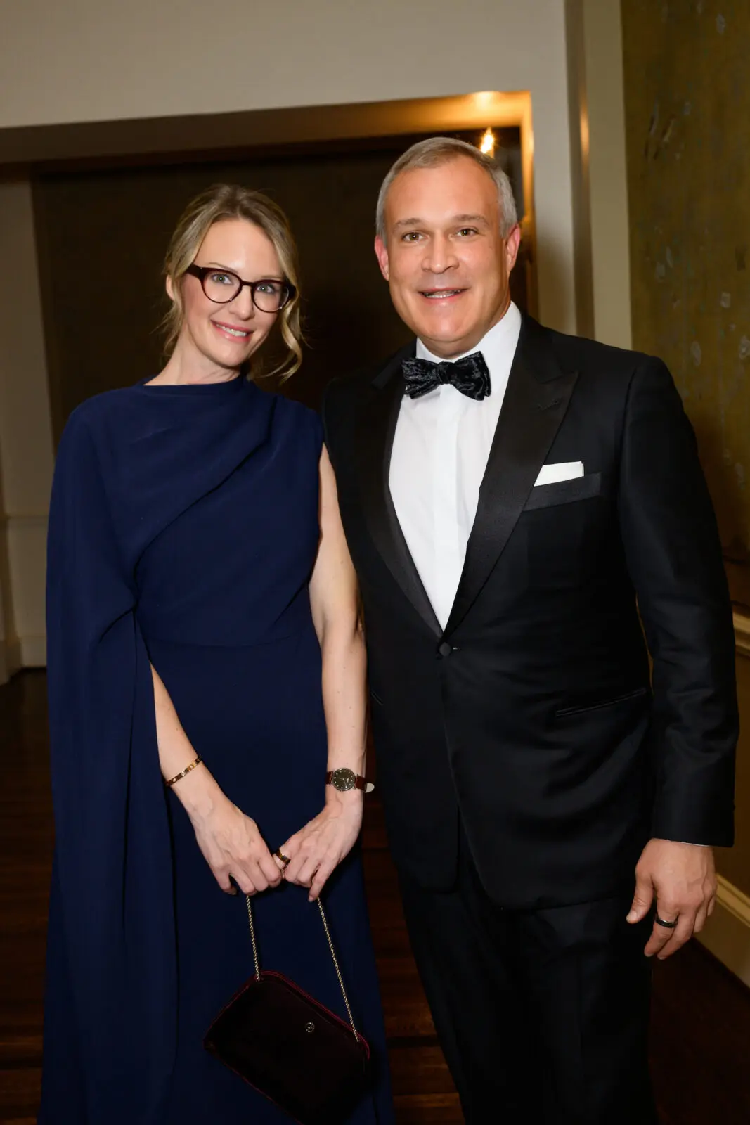 Jennifer Gangeri, Tom Hetherington at 'An Evening for Rice's Honour' (Photo by Jeff Fitlow)