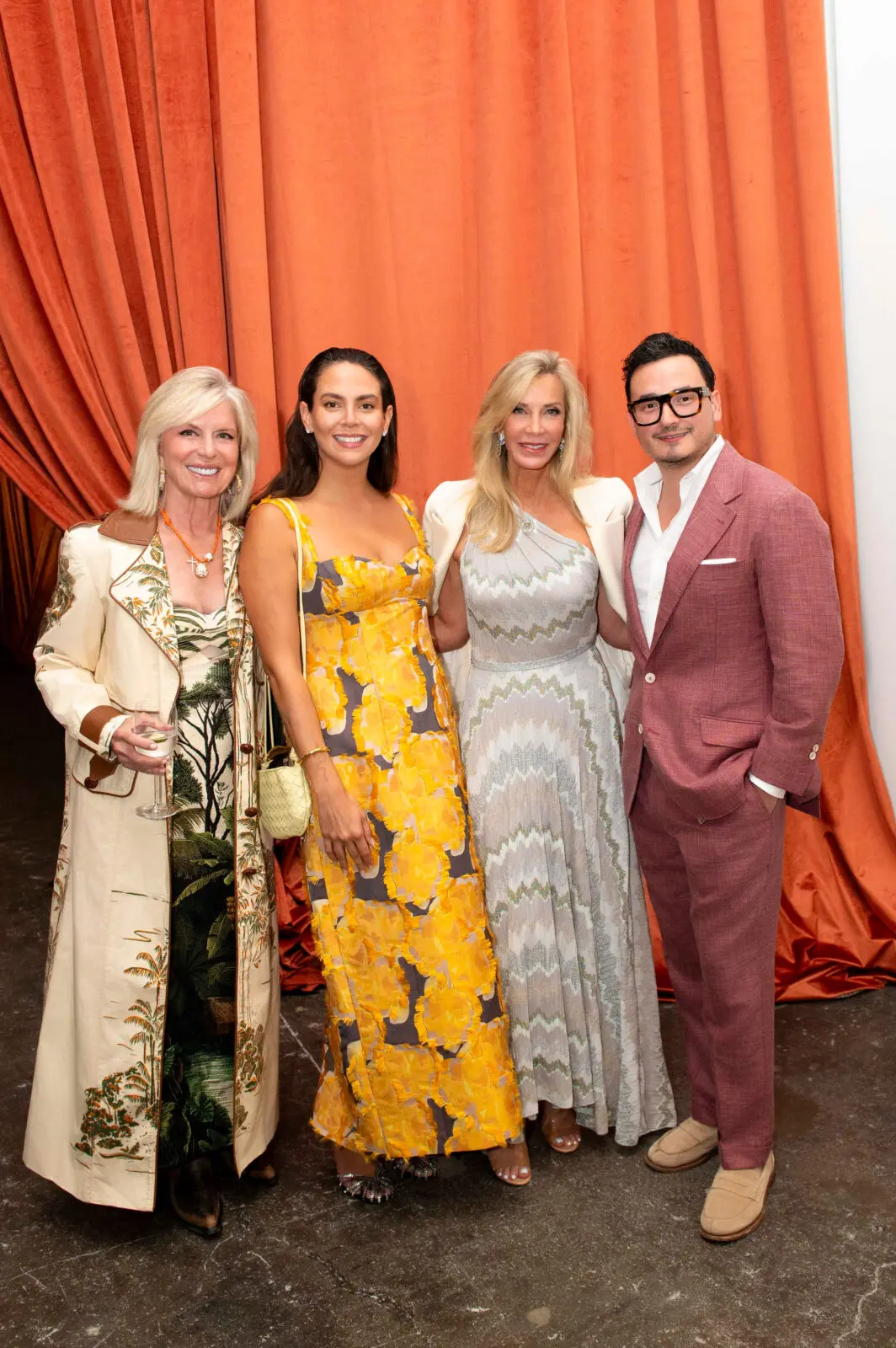 Karla McKinley, Carolina Alvarez-Mathies, Nancy Rogers, Ramiro Garcia (Photo by Tamytha Cameron Photography)