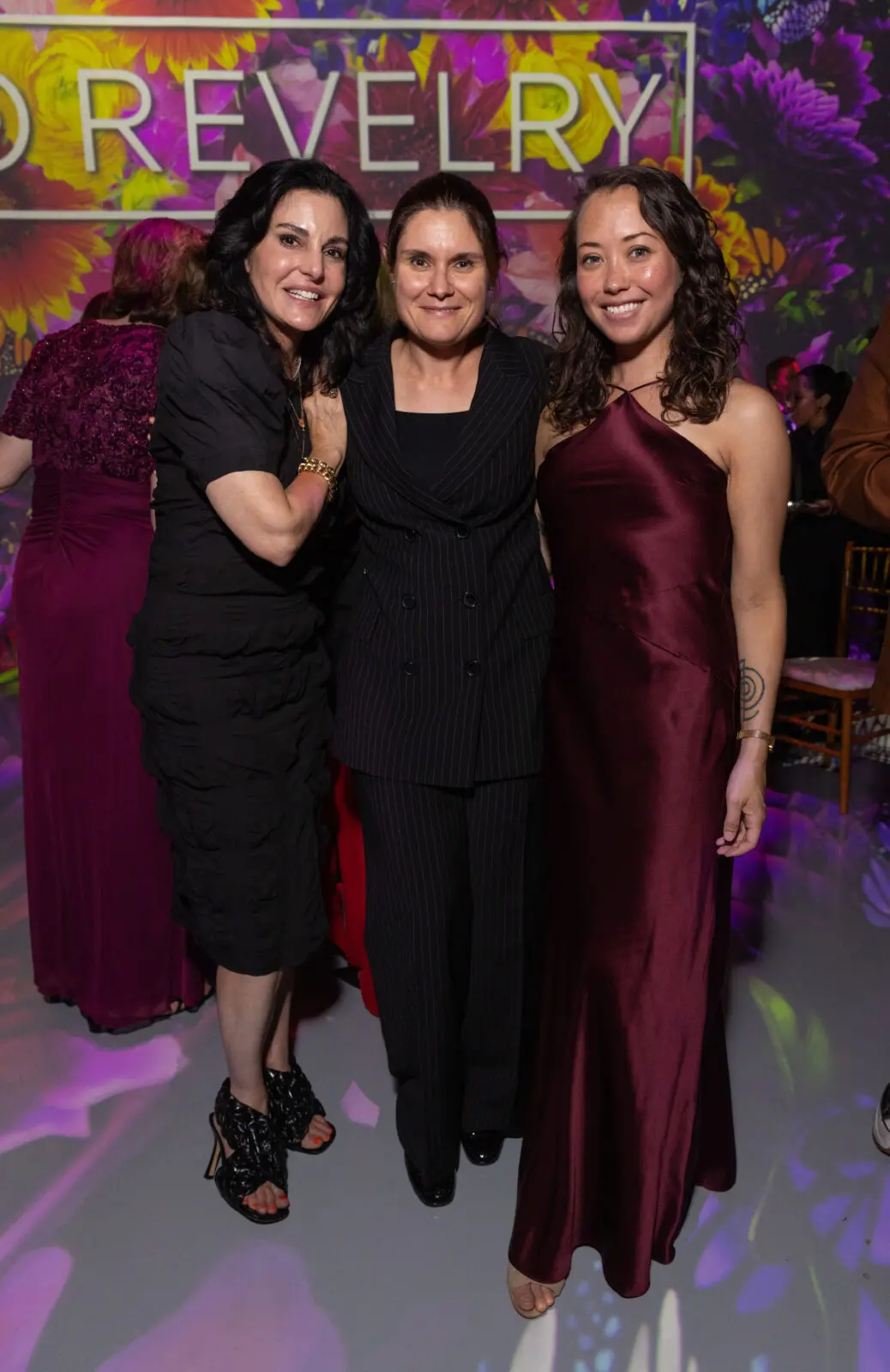 Leanna Primiani, Delyana Lazarova, Alison Shearer at ROCO's Revelry gala (Photo by Alida Bonifaz)
