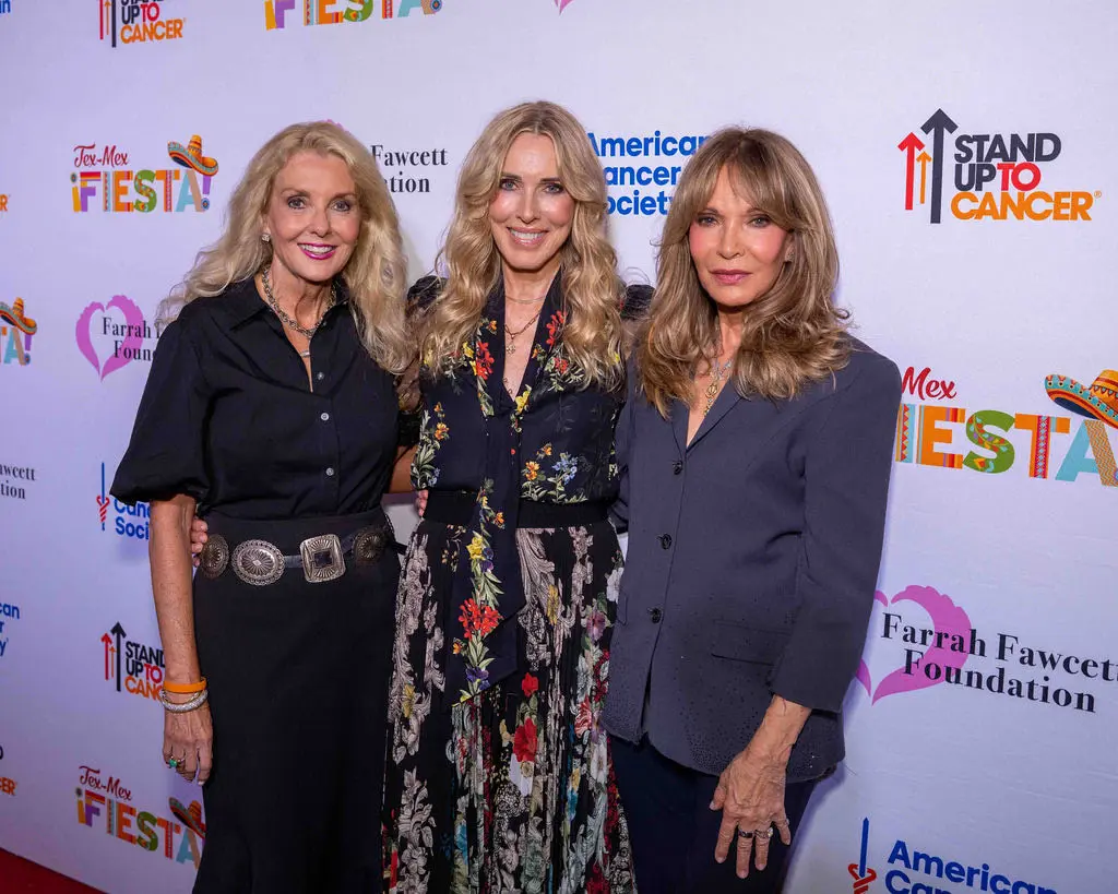 Libby Hunt, Alana Stewart, and Jaclyn Smith (Photo by Carol Vig)