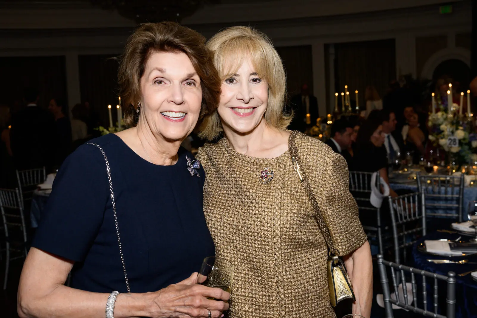 Lily Andress, Vicki West at 'An Evening for Rice's Honour'  (Photo by Jeff Fitlow)