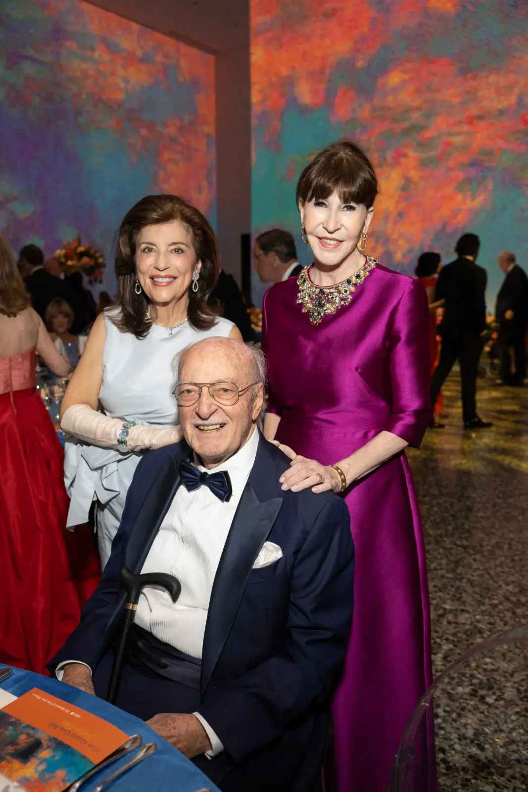 Dancie Ware, Shelby Hodge & Shafik Rifaat at the Museum of Fine Arts, Houston Grand Gala Ball. (Photo by Jenny Antill Clifton)